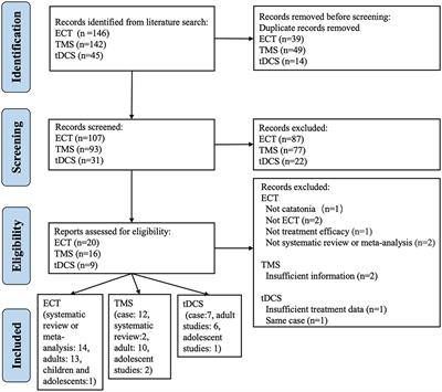Non-invasive brain stimulation for treating catatonia: a systematic review